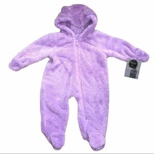 London Fog Sherpa Hooded Pram Snowsuit - 6-9 MO